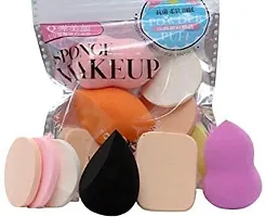 Makeup Brushes Set of 12 Pieces +Makeup Puff Blender Sponge Set of 6-thumb3