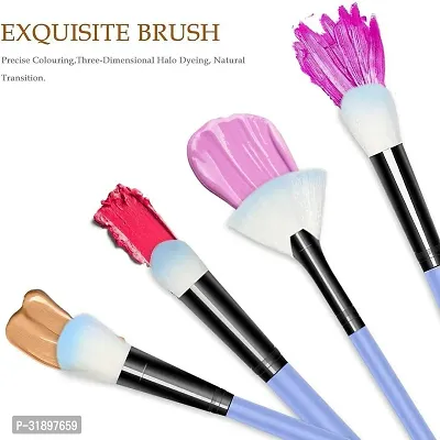 Soft Bristle Makeup Brushes Set of 12 Pcs with Storage Box and one Blender Puff-thumb3