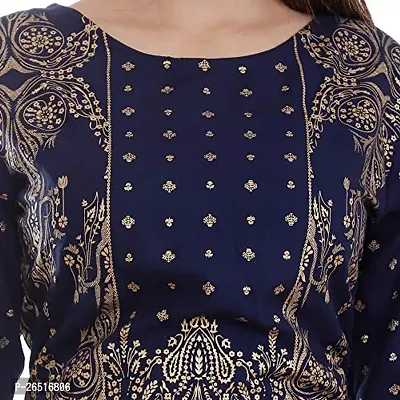 A UNIQUE Women's Beautiful Printed Long Kurti-thumb3