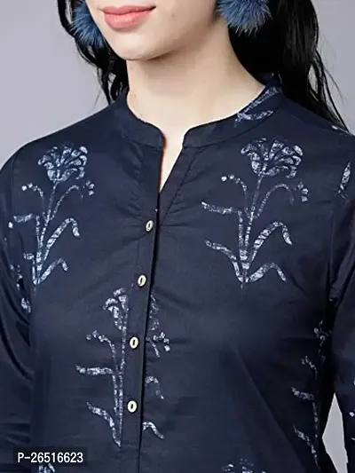 A UNIQUE Women's Rayon Printed designer Kurta-thumb4