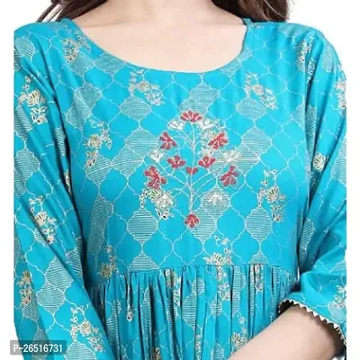 A UNIQUE Embroidry Flayed Kurti-thumb4