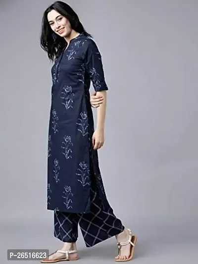 A UNIQUE Women's Rayon Printed designer Kurta-thumb5