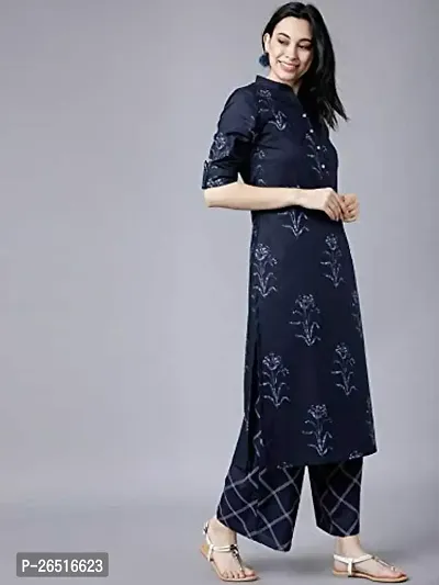 A UNIQUE Women's Rayon Printed designer Kurta-thumb3