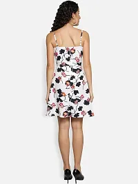 Stylish Crepe Printed Dress For Women-thumb1