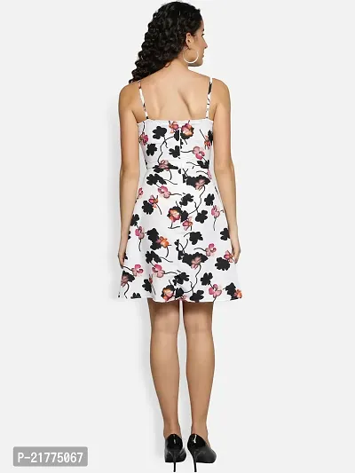 Stylish Crepe Printed Dress For Women-thumb2