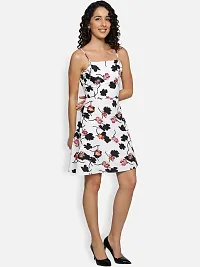 Stylish Crepe Printed Dress For Women-thumb2