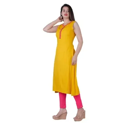 Black & Yellow Marble Sleeveless Kurta – Gulaal