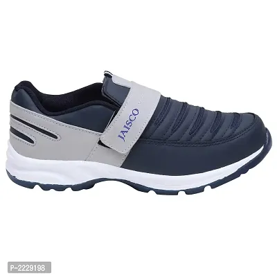 Men Sport Multicoloured Grey Slip-on Running Shoes-thumb2