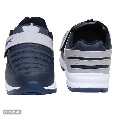 Men Sport Multicoloured Grey Slip-on Running Shoes-thumb4
