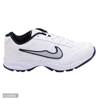 Men Sport White Running Shoes-thumb2
