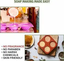 Neha Organics Transparent Glycerine Melt and Pour Base Handmade Soap Raw Material :Net 500g-thumb1