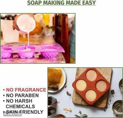 Neha Organics Transparent Glycerine Melt and Pour Base Handmade Soap Raw Material :Net 500g-thumb2