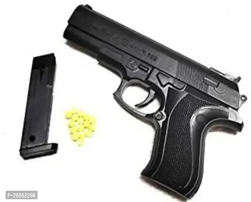 SHIVRAJ P729 TOY GUN SMALL WITH BULLETS Guns  Darts Black Guns  Darts Black-thumb0