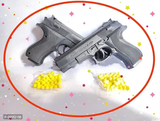 SHIVRAJ P729 pack of 2 real ninja mouser action toy gun for kids with bullets Guns  Darts Black-thumb0