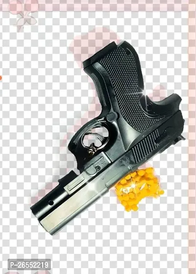 SHIVRAJ P729 delhi boys mini toy pistol gun for kids with 60 plus bullets Guns  Darts Black-thumb0