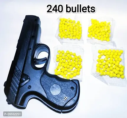 SHIVRAJ hard coring Toy mouser gun for kids with 240 plus bullets Guns  Darts Black