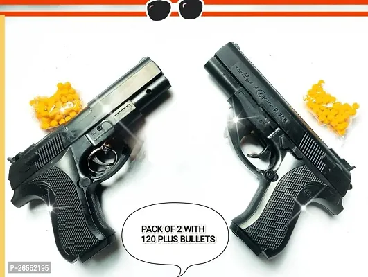 SHIVRAJ P729 real battle pack of 2 supper duper real mouser toy gun Guns  Darts Black-thumb0