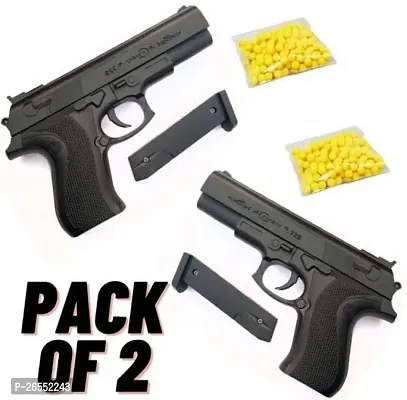 SHIVRAJ P729 real pubg fighter gun pack of 2 pcs toy mouser gun for kids Guns  Darts Black-thumb0