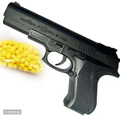 SHIVRAJ P729 mini air real battle toy action toy gun with bullets Guns  Darts Black-thumb0