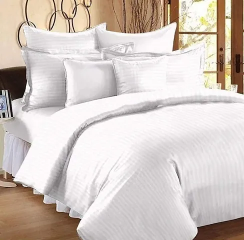 New Trendy Satin King Size Bedsheets with Two Pillow Cover