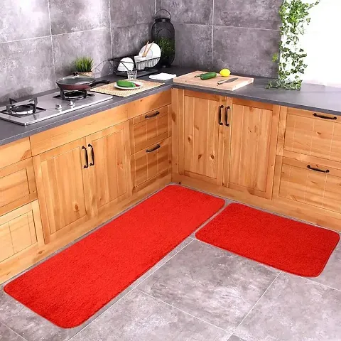 Kitchen Combo Mat 3D Creative Waterproof Kitchen Wall Floor Home Decor Mat