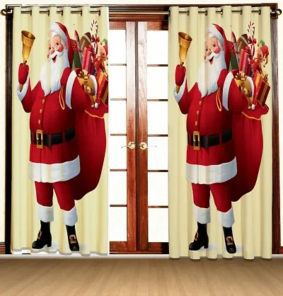 Christmas Special Printed Curtains