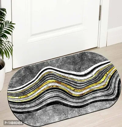 Water Soaking, Door Mat | Bath Mat | Floor Mat |Digital Printed with soft  fabric , Anti-skid Bath Mat, Multi-Purpose Floor Mat , Size : (16x24 Inches)-thumb0