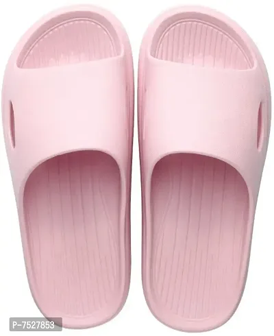 ANEZKA Slipper For Women's Flip Flops House Slides Home Bathroom Clogs Massage Outdoor Pink- 5-6 UK-thumb0