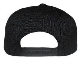 Stylish Black Snapback Hiphop Cap For Men-thumb3