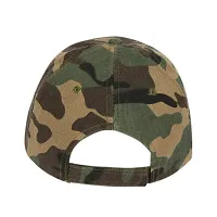 Stylish Multicoloured Polyester Camouflage Baseball Cap For Men-thumb4
