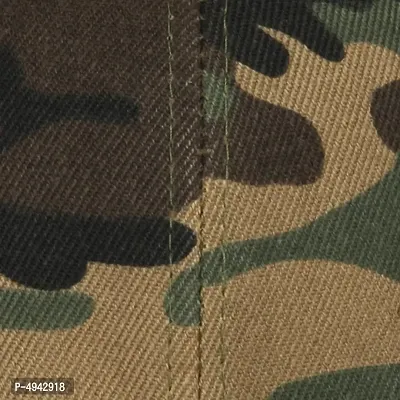 Stylish Multicoloured Polyester Camouflage Baseball Cap For Men-thumb4