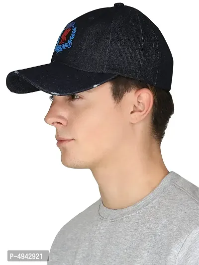 Stylish Blue Baseball Cap For Men
