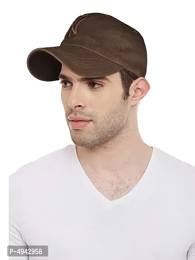 Mens brown top baseball caps