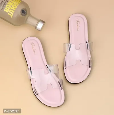 Stylish Pink EVA Slippers For Women-thumb2