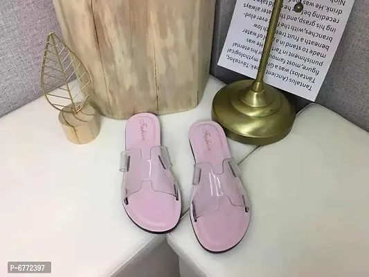 Stylish Pink EVA Slippers For Women-thumb5