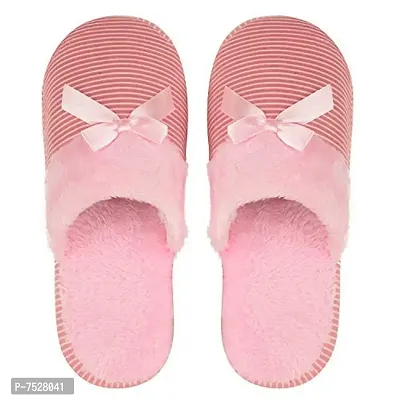 ANEZKA Slipper for Women's Flip Flops Slides Home Open Toe Non Slip Pink-5-6 UK-thumb0