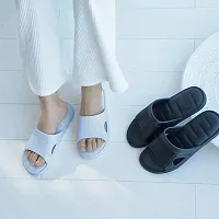 ANEZKA Slipper For Women's Flip Flops Massage Fashion Slides Open Toe Non Slip Sky Blue- 5-6 UK-thumb2