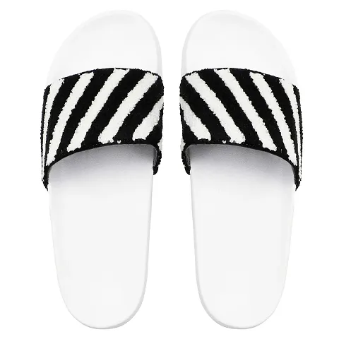 ILU Slippers for Men's and Women's Fashion Slides Flip Flops Open Toe Non Slip Outdoor