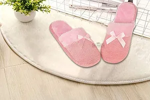 ANEZKA Slipper for Women's Flip Flops Slides Home Open Toe Non Slip Pink-5-6 UK-thumb4
