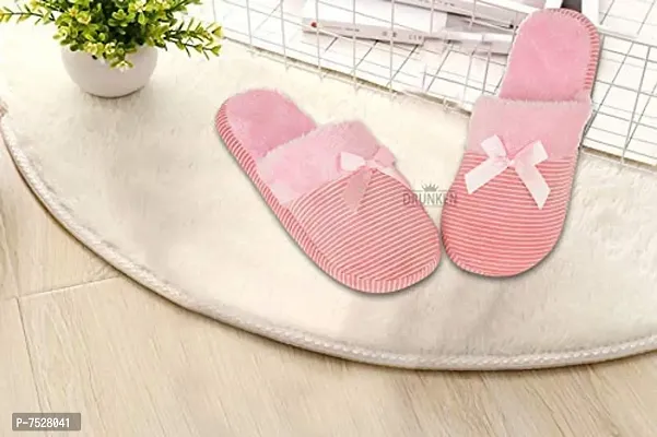 ANEZKA Slipper for Women's Flip Flops Slides Home Open Toe Non Slip Pink-5-6 UK-thumb5