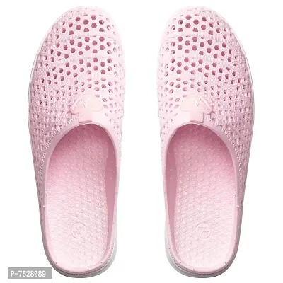 DRUNKEN Slipper For Women's Flip Flop Clogs House Slides Home Massage Outdoor Sandals Mules Non Slip Pink- 2-3 UK