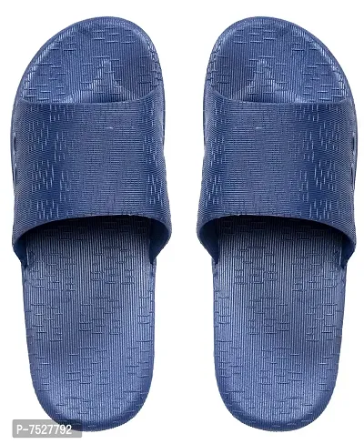 DRUNKEN Slipper For Men's Flip Flops Massage Fashion Slides Open Toe Non Slip Navy Blue-thumb0