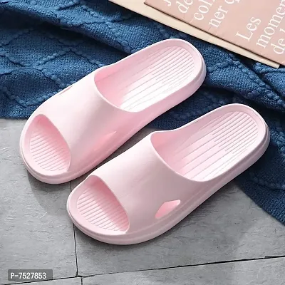 ANEZKA Slipper For Women's Flip Flops House Slides Home Bathroom Clogs Massage Outdoor Pink- 5-6 UK-thumb2