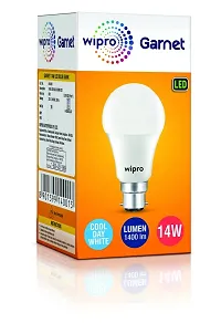 Wipro Garnet Base B22 14-Watt LED Bulb (Pack of 2, Cool Day Light)-thumb1