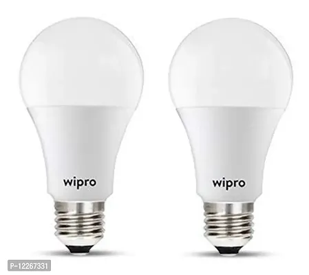 wipro 14-Watts e27 LED Bulb, (White) - Pack of 2