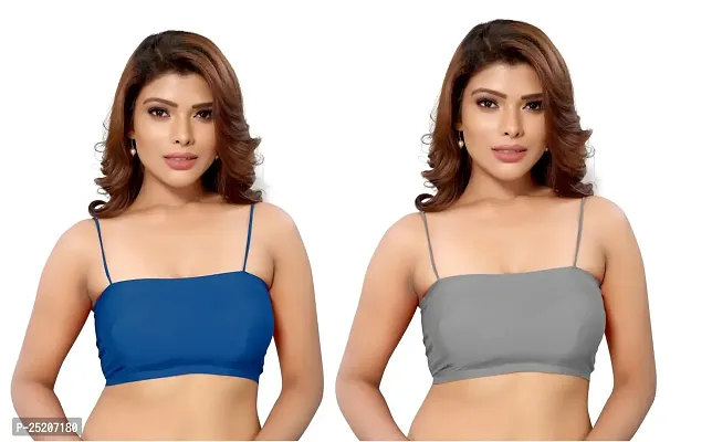 Buy Under Secret Women Everyday Lightly Padded Bra Pack of 3 Free Size (28  to 34) (Black-White-Grey) at