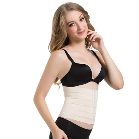 AELEXA ENTERPRISE Women's Cotton Blend Free Size Stretch Hot Body Shaper Tummy Waist Trimmer Slimming Belt - Alex_003