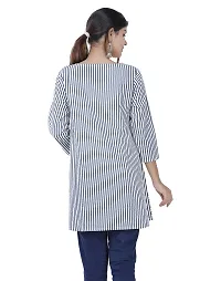 MOJJOLIYA Women's Cotton Casual Wear Printed Regular Fit Short Kurti/Tunic/Top for Girls-thumb1