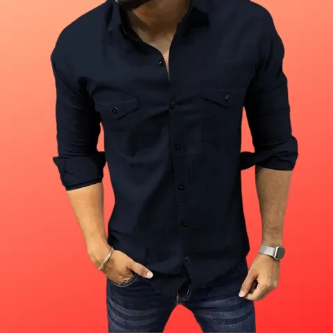 Stylish Solid Casual Shirt For Men