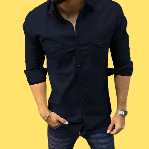 Stylish Solid Casual Shirt For Men